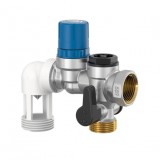 Група безпеки для бойлерів ГВП Flamco Flexbrane IC  DN 15, 7бар,1/2 до 200л