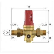 Редуктор тиску Prescor PRV R 1/2'' 